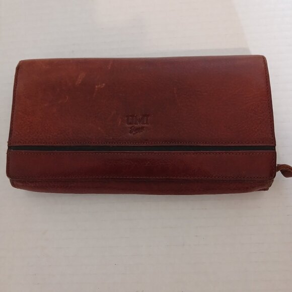 Leather Bifold Wallet by Umi Designs Multiple Card Slots Pockets - Picture 1 of 11